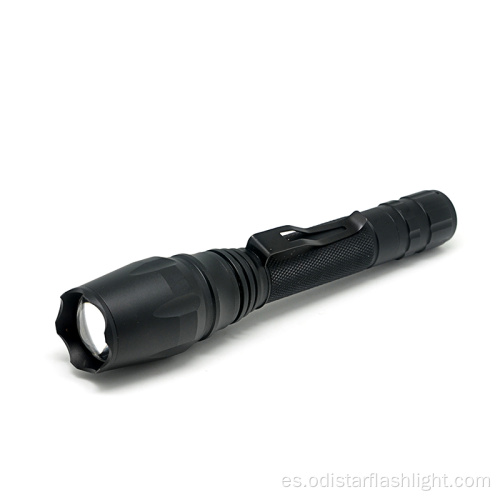 linterna antorcha recargable con zoom 18650 led